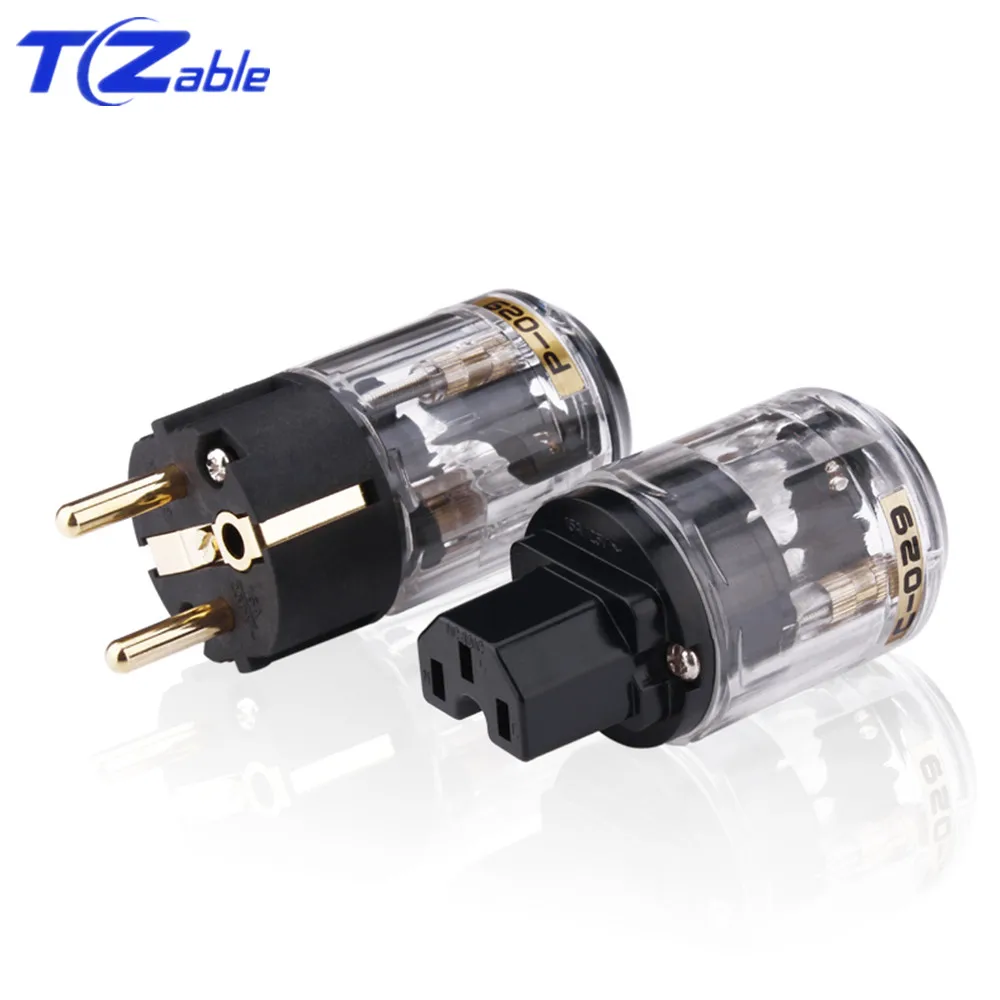 ЕС разъем питания Мужская вилка iec Высокое качество аудио-видео адаптер золотое