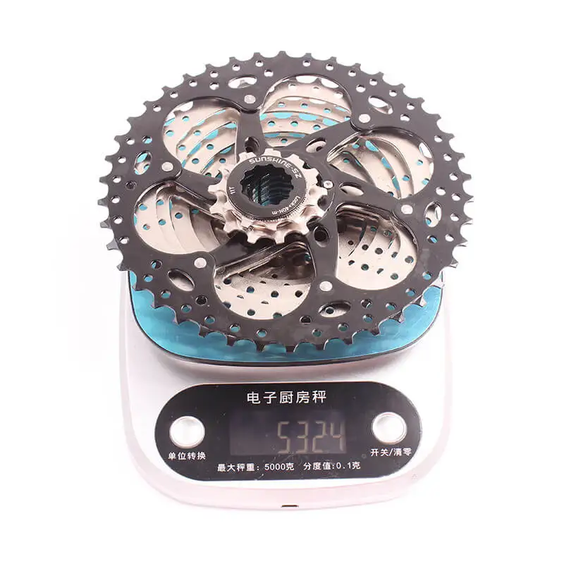 

SUNSHINE-SZ 9 Speed Cassette 11-42T Wide Ratio Freewheel MTB Bike Bicycle Cassette Flywheel SprocketCycling Riding Touring
