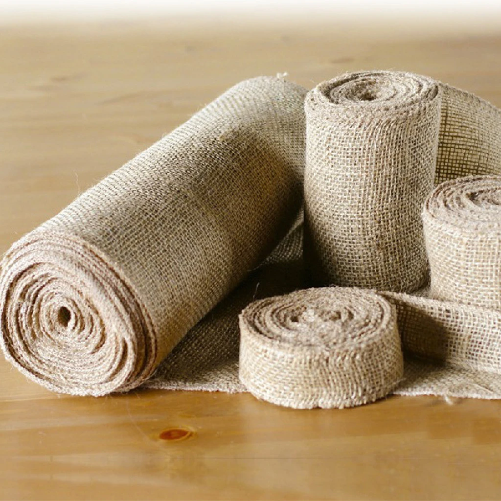 10 м Скатерть из натурального джута лента мешковины для сада тканевые скатерти в