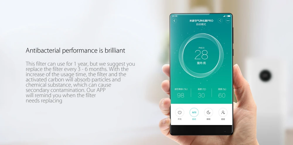 Xiaomi Mijia очиститель воздуха фильтр очиститель воздуха аксессуары части стерилизации очистка бактерий Pm2.5 формальдегид