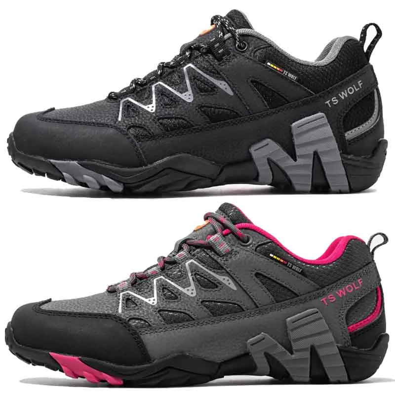 Мужские водонепроницаемые походные ботинки из натуральной кожи | Спорт и