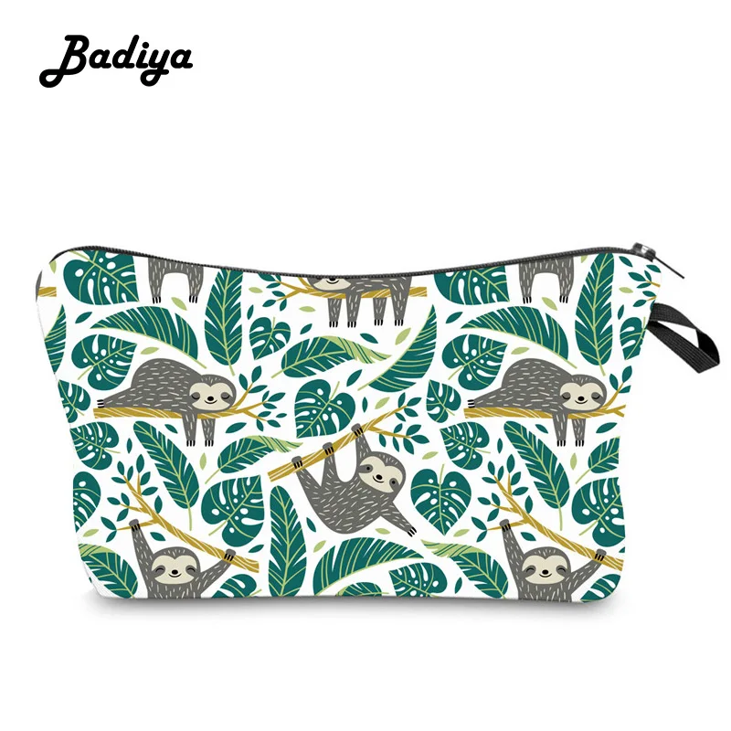 Дорожная косметичка Ленивец женская персональная многофункциональная