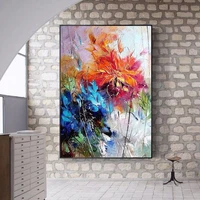 flower wall art canvas paintings wall pictures abstract figure paintings art poster home decoration for living room portrait art