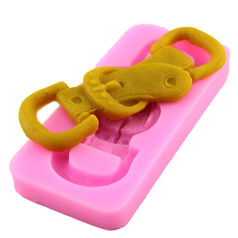 Модная силиконовая форма для торта в форме пряжки ремня кухни ресторана бара