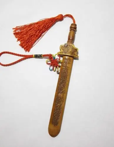 Изгонние злых духов персиковый Деревянный Маленький амулет меч|sword sword|sword smallsword