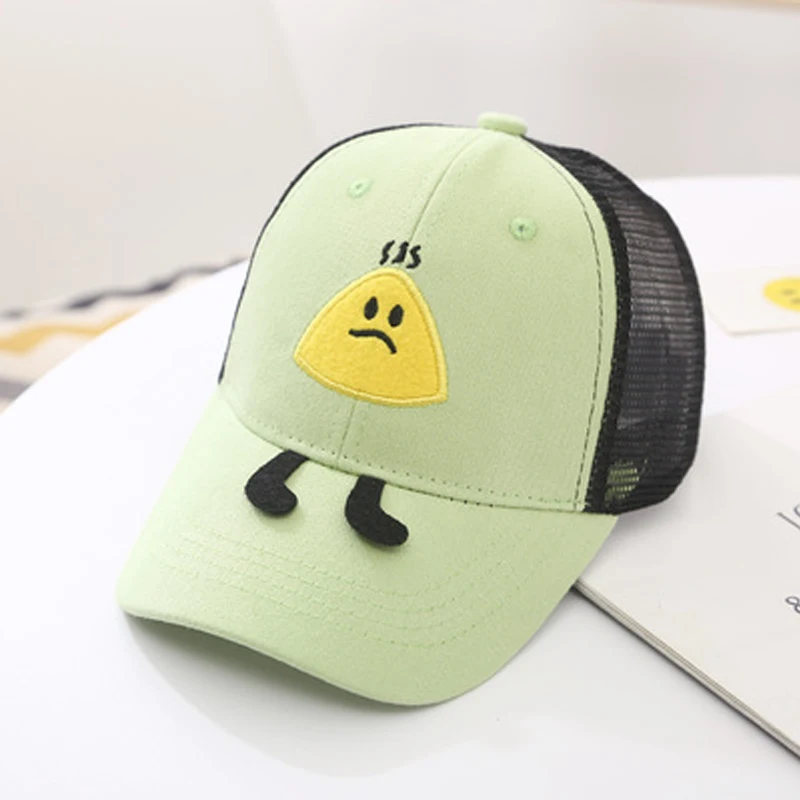 Сетчатая дышащая шляпа Foux для мальчиков детский козырек от солнца с мультяшным