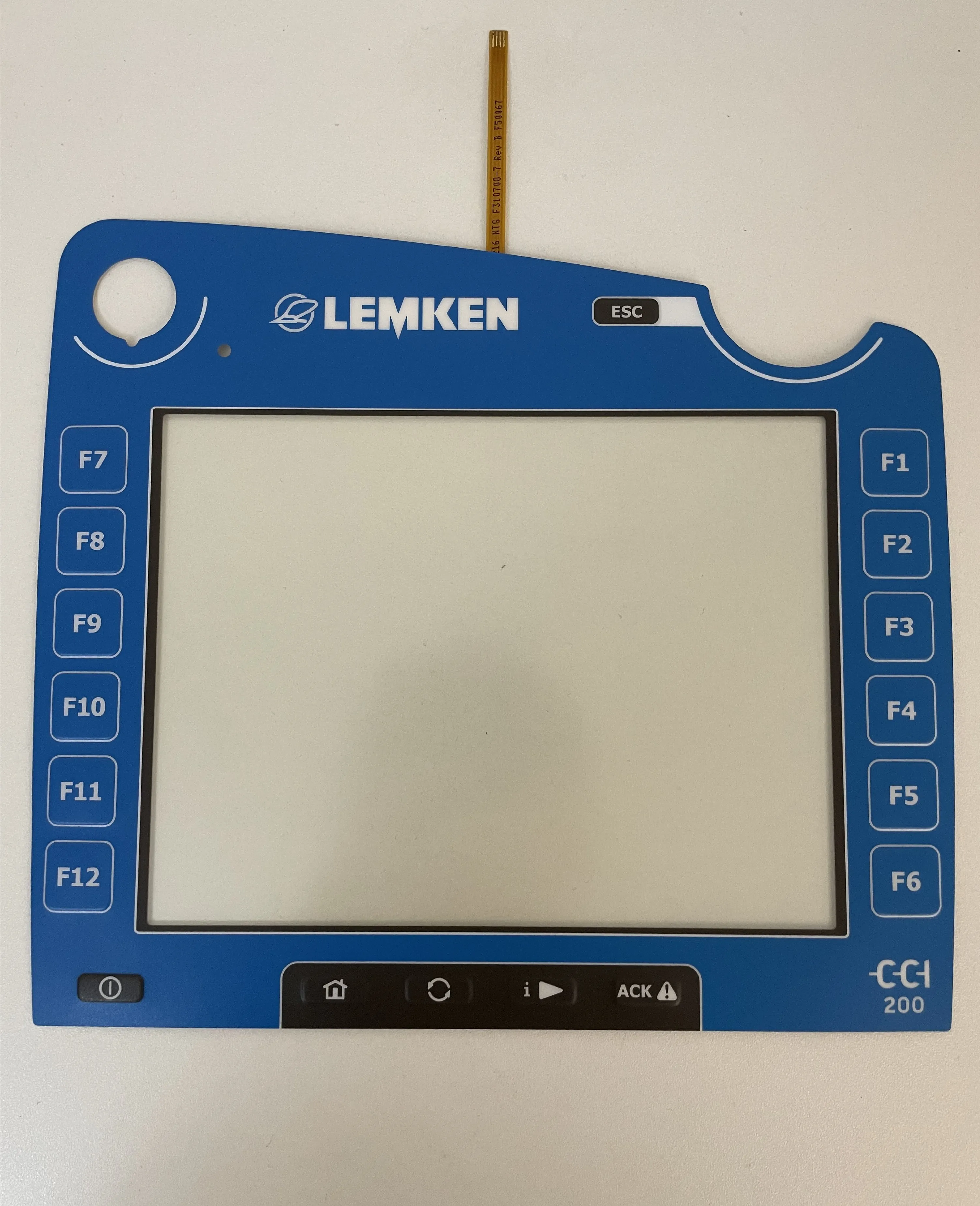 Новая запасная совместимая сенсорная панель с многослойной мембранной пленкой для LEMKEN CCI 200 MD201216 NTS F310708-7 Rev B F50067