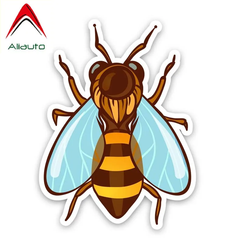 Забавная Автомобильная наклейка Aliauto интересная с маленькой Пчелкой аксессуары