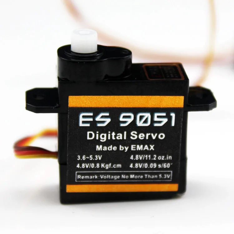 4 шт. EMAX ES9051 3g пластиковый цифровой микро сервопривод для радиоуправляемого
