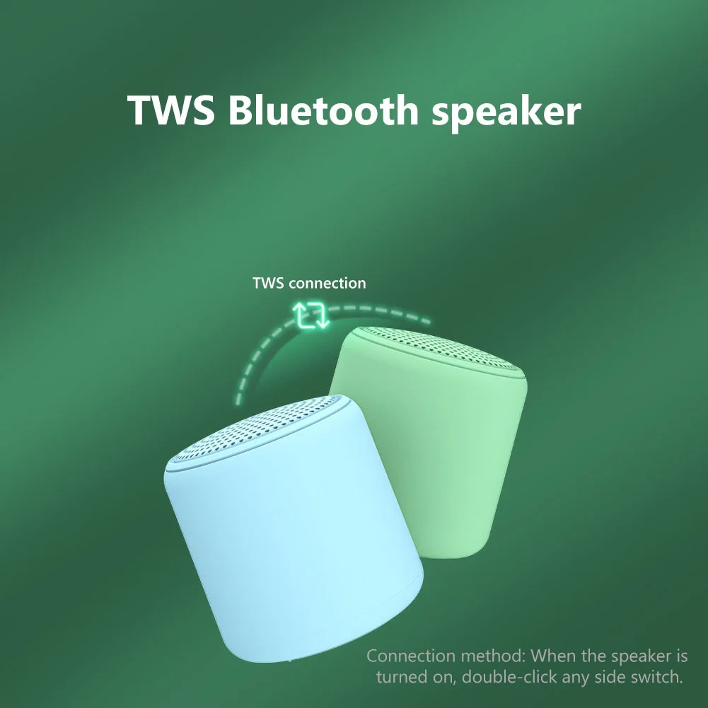 Портативная мини-Колонка TWS Bluetooth 5 0 беспроводной стерео музыкальный