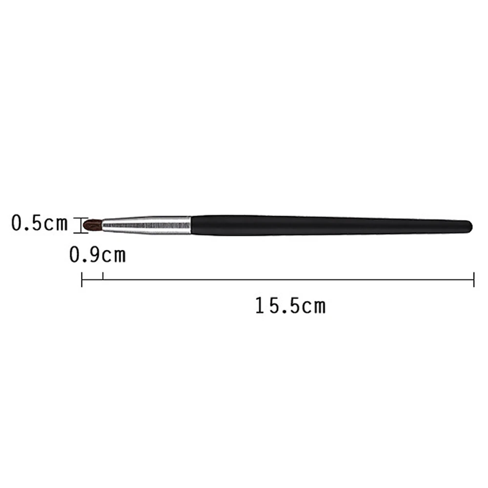 

1PC Professional Black Tapered Blending Brush Highlighter Brush Smoky Eyeshadow Eye Mini Blender Blooming Make Up Tools