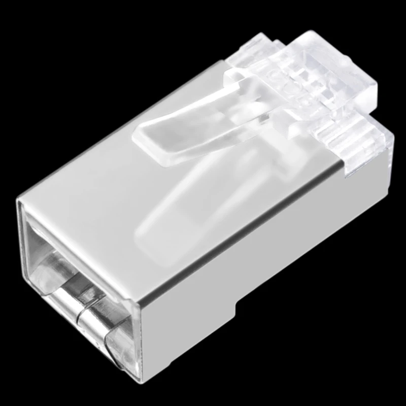 Сетевой Ethernet-Кабель RJ48 RJ45 RJ50 FTP 10P10C 10-ядерный модульный разъем Cat5e сетевая