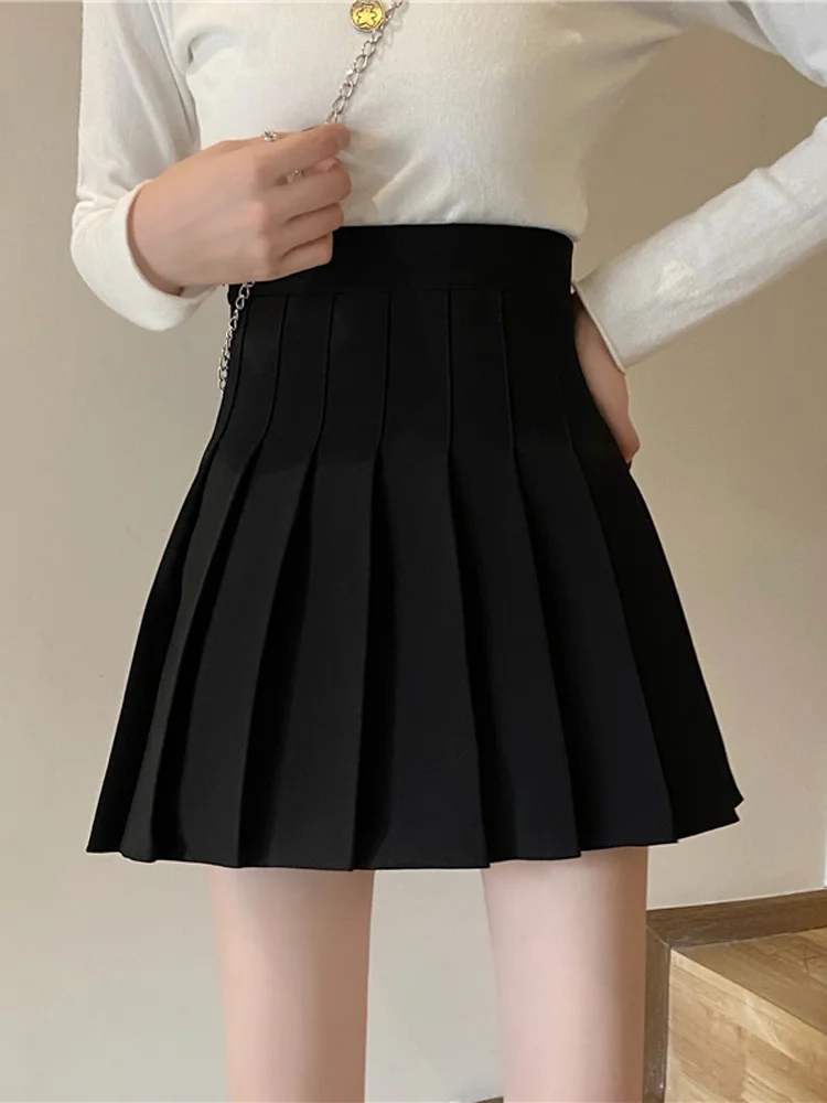 Юбки женская плиссированная длинная юбка женское платье на весну и осень