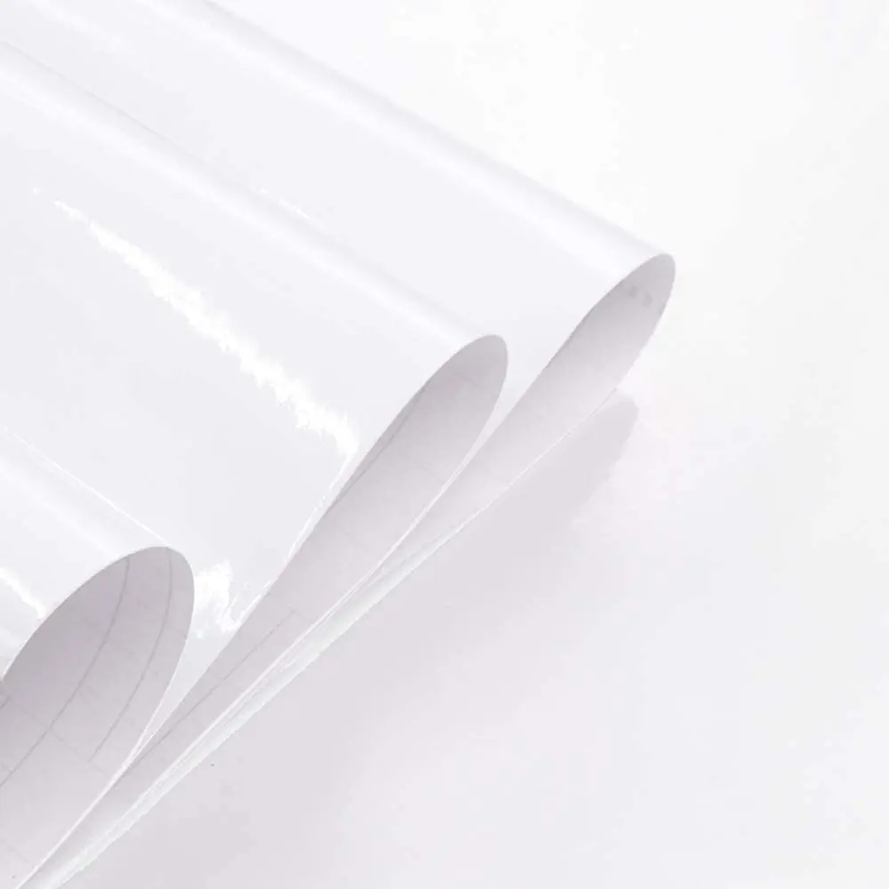Белая глянцевая мраморная виниловая пленка съемные самоклеящиеся декоративные