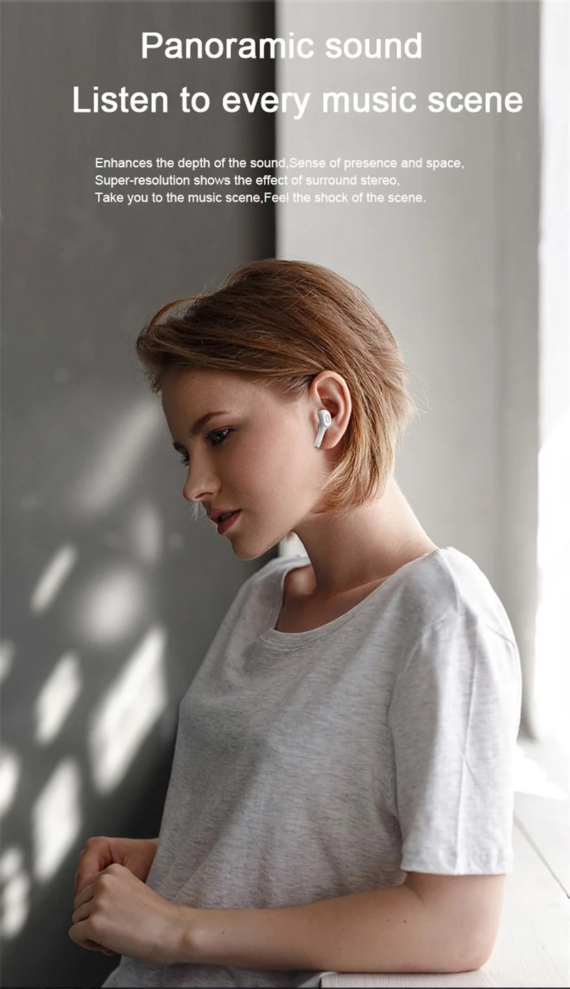 Bluetooth гарнитура, игровая гарнитура, беспроводные наушники, bluetooth наушники, наушники, fone de ouvido TWS Светодиодный дисплей питания