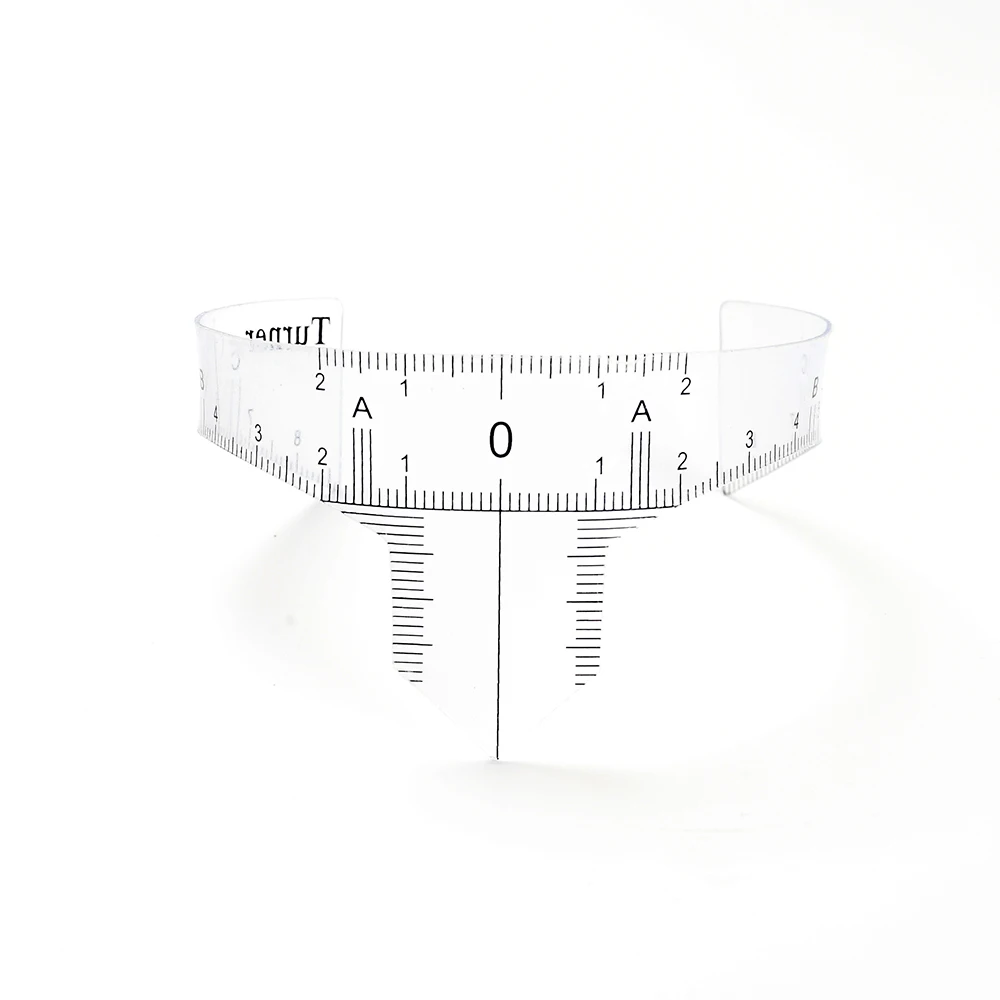 

1pcs reusable permanent eyebrow positioning ruler tattoo accessories makeup eyebrow measuring eyebrow guide ruler tool