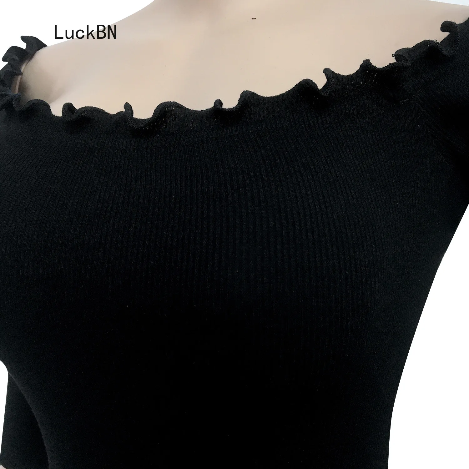 

Sexy Dress Off-Shoulder Slash Collar Hip Pencil Dress Women Summer Autumn Sheath Party Dress Women's Knitted Long Clothes