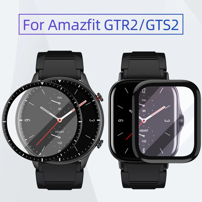 

5pcs Soft Fibre Glass Film Cover For Amazfit GTR 2/GTS 2 GTR 2e/GTS 2e Bip U/Bip U Pro GTS2 Mini GTR2 BipS Screen Protector Case