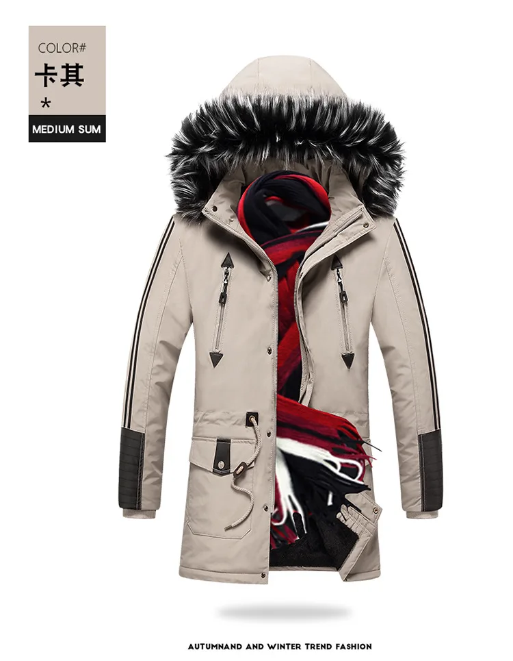 Прямая зимняя куртка для мужчин-20 градусов утепленные парки пальто с капюшоном флисовые мужские куртки Женский жакет Masculina