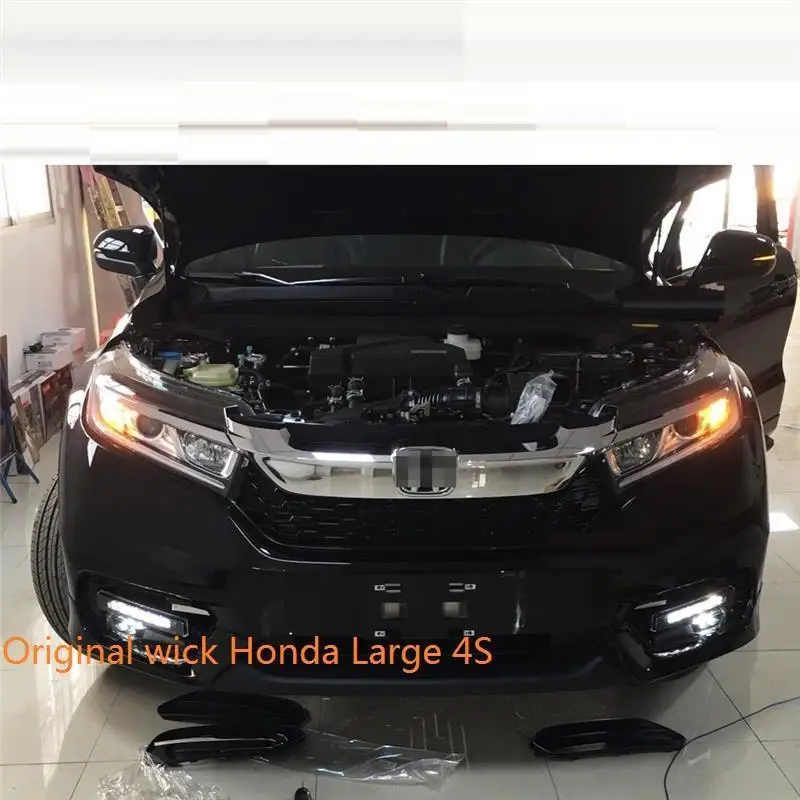 MODEL C Drl Automovil Cob дневные ходовые авто лампы Автомобильные светодиодные фары передние противотуманные задние Автомобильные фары в сборе 17 для Honda Avancier - Цвет: MODEL C