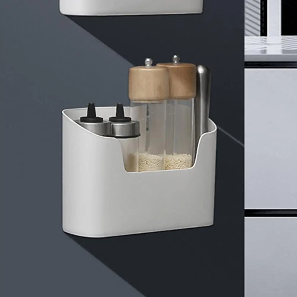 

Wall Mount Storage Case Punch-free PP Waterproof Smooth Edge Storage Box for Home
