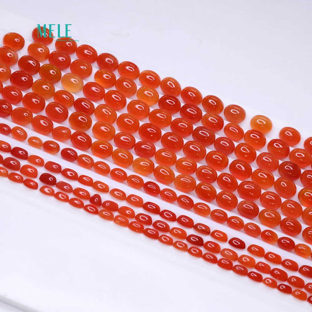 Натуральный красный агат обнаженное каменное кольцо лицо сделай сам