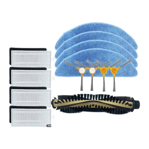 Vacuum Cleaner Roller Side Brush Hepa Filter Mop Cloth for Ikhos S15 Robot Vacuum Cleaner Accessories Brushes Filter Replacement