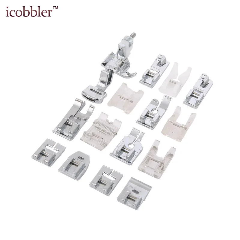 Прижимная лапка для швейной машины 16 шт./компл. S детали вязания невидимая молния