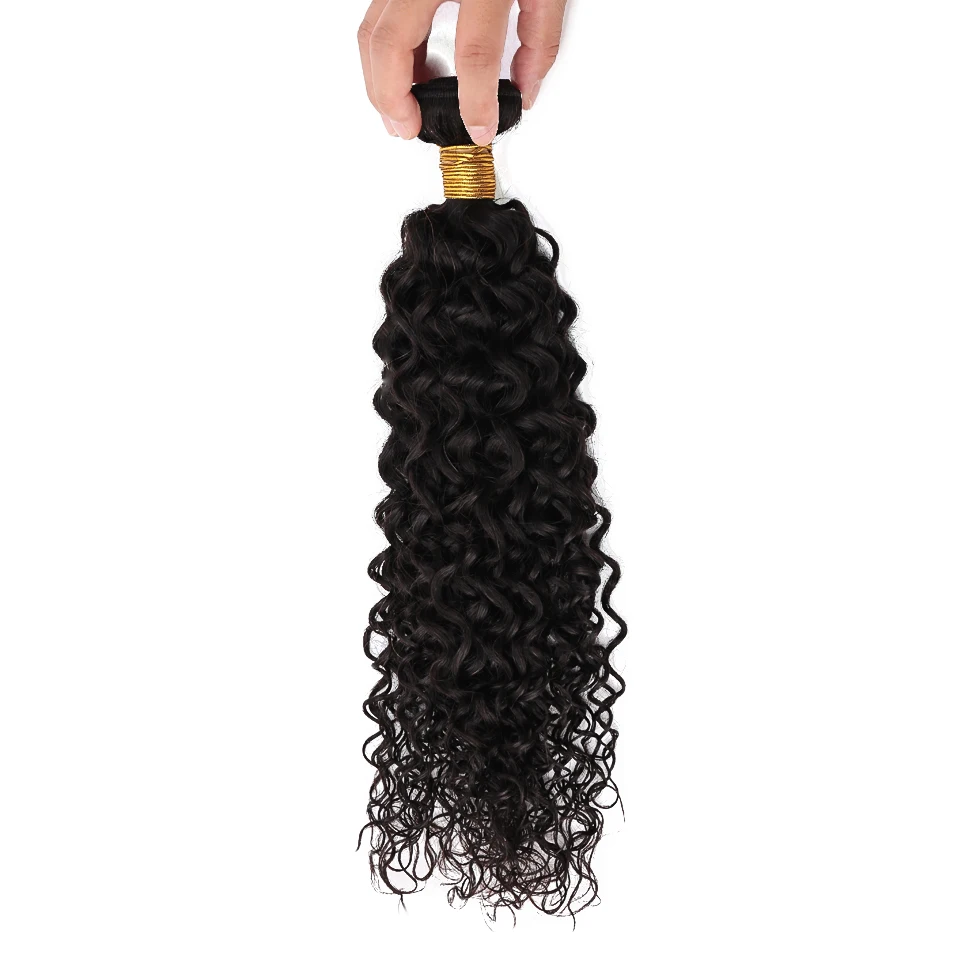 Salonchat бразильские кудрявые пряди с закрытием натурального цвета Remy пряди волос с закрытием 3 штуки и 4*4 закрытие шнурка