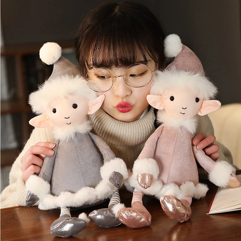 Новинка 2020 г. милые мягкие плюшевые игрушки эльфы розово серые парные модели