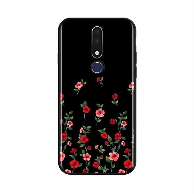 

Dark Style Flowers Art for OPPO F17 F15 F11 F9 F5 F7 K5 K3 K1 R17 RX17 R15 R15X R9S Pro Neo Black Phone Case