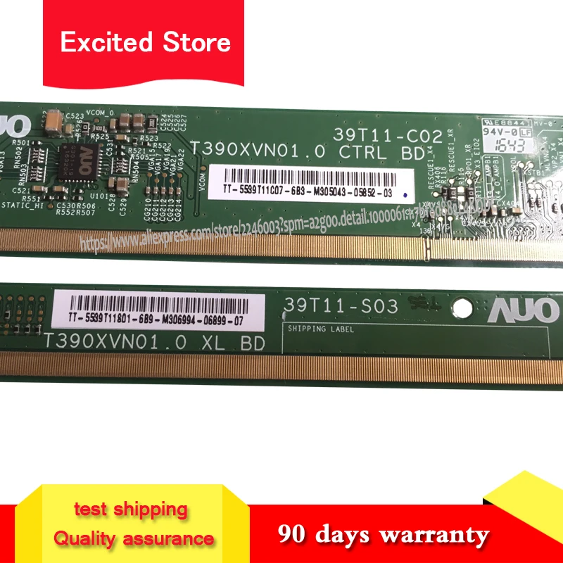 Оригинальный 1 пара/лот T390XVN01.0 XL BD 39T11 S00 C02 LCD панель PCB Часть|Платы для мобильных