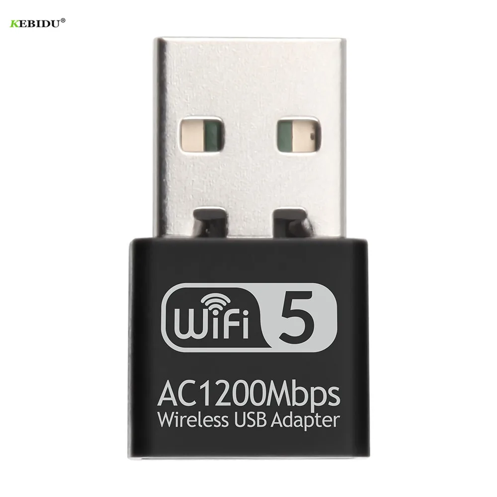 Горячая Распродажа 1200 Мбит/с USB Wifi адаптер 5 8 ГГц/2 4 ГГц приемник беспроводная