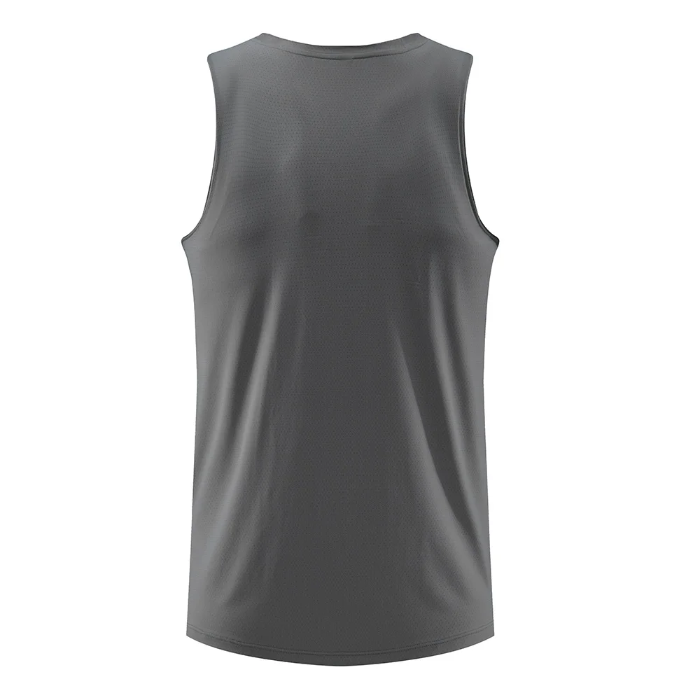 2021 Men's Fitness Vest Sport Musculation Shirt Sleeveless Breathable Sports Vest Undershirt Gym Running Vest Training T-Shirts