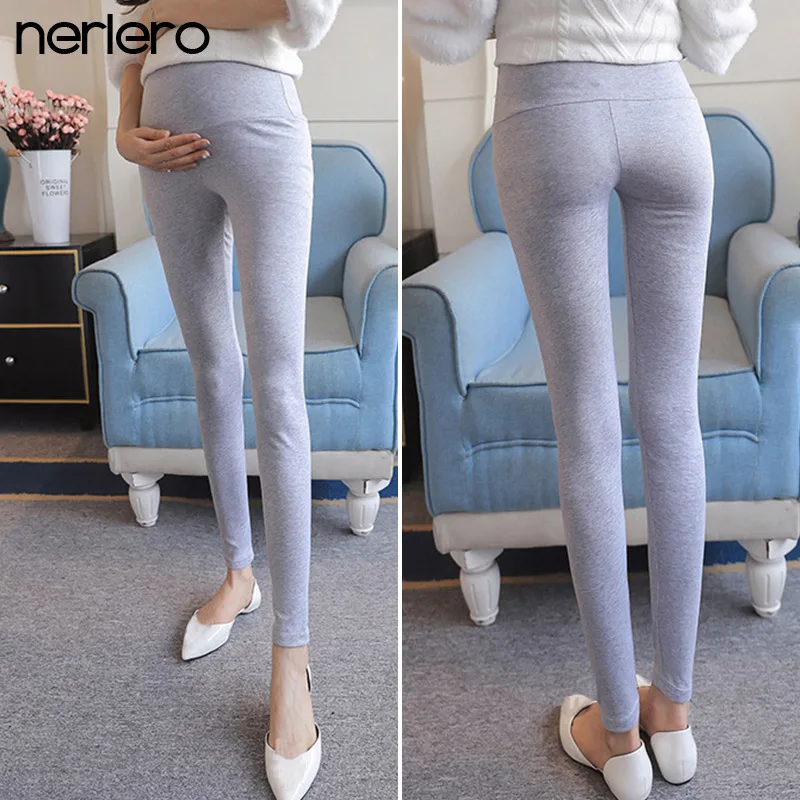 Леггинсы для беременных осенние модные обтягивающие леггинсы с заниженной