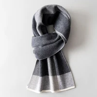 100 wool scarf men winter warm bufanda hombre retro neck scarves outdoor pashmina business wool shawls wraps foulard hommes
