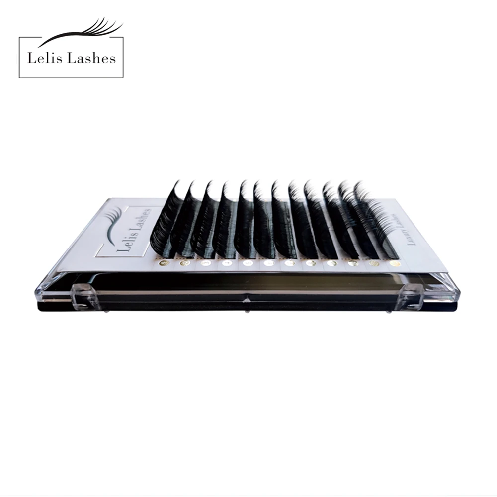 

Lelis lashes 100% Handmade Russian Volume Eyelashes Extension Beauty Natural Korea Silk Mink Individual Eye Lashes Soft Eyelash