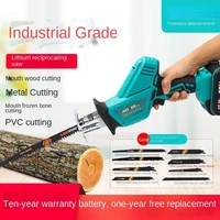 cordless reciprocating saw 21v adjustable speed chainsaw wood metal pvc pipe cutting reciprocating saw power tool by prostormer