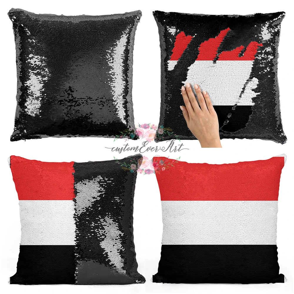 Йемен персонализированные пользовательские изображения накидка для подушки