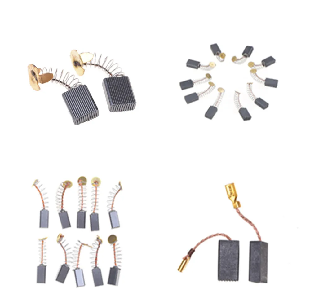 

10 шт., карбоновые щётки для электродвигателей