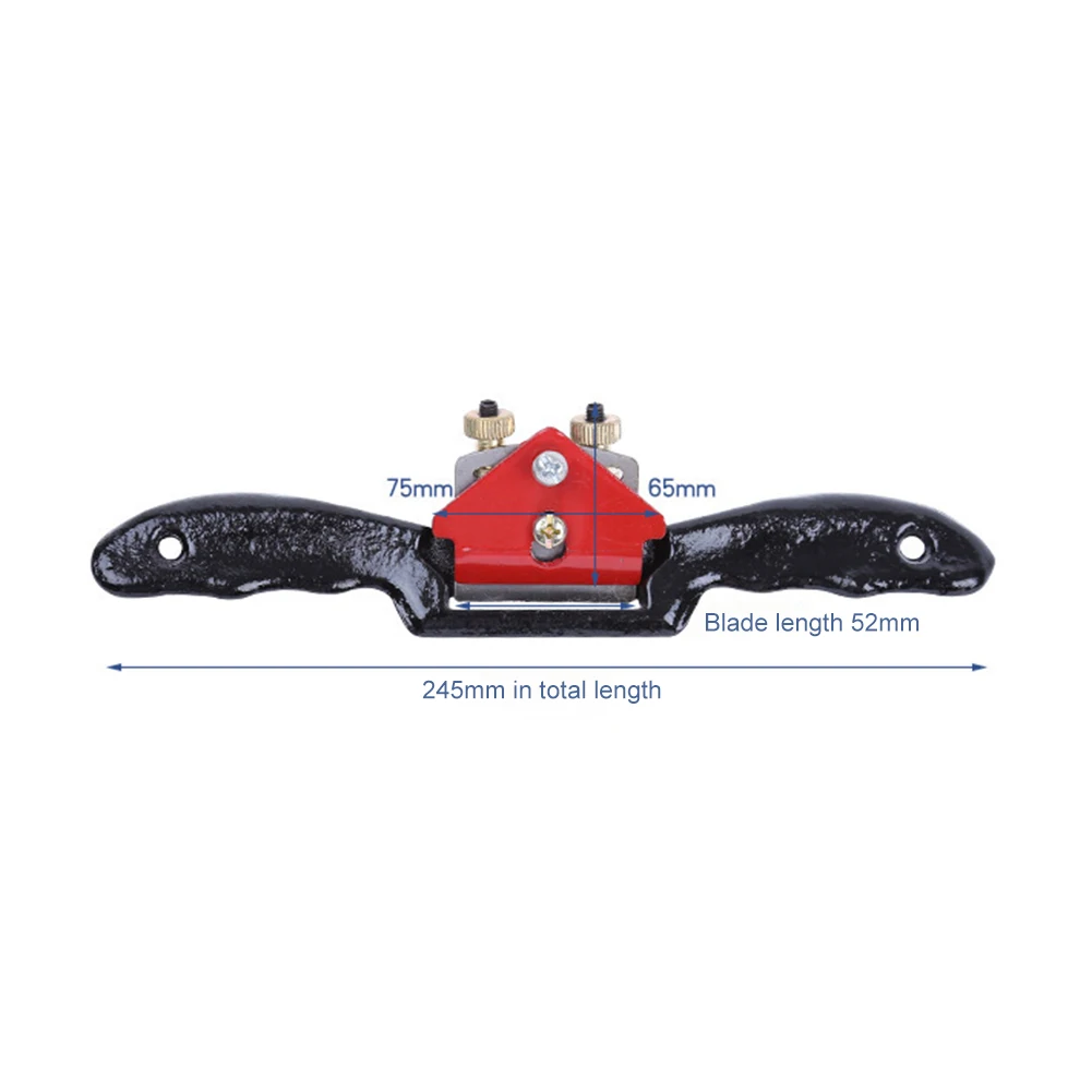 

10 inch Adjustable Plane Spoke Shave Corner Edge Deburring Trimming Planer Carpenter Manual Hand Tools