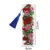Diamond Painting Bookmark 5D DIY Special Shaped Diamond Art Mosaic Leather Tassel Book Marks Diamond Embroidery Cross Stitch 2