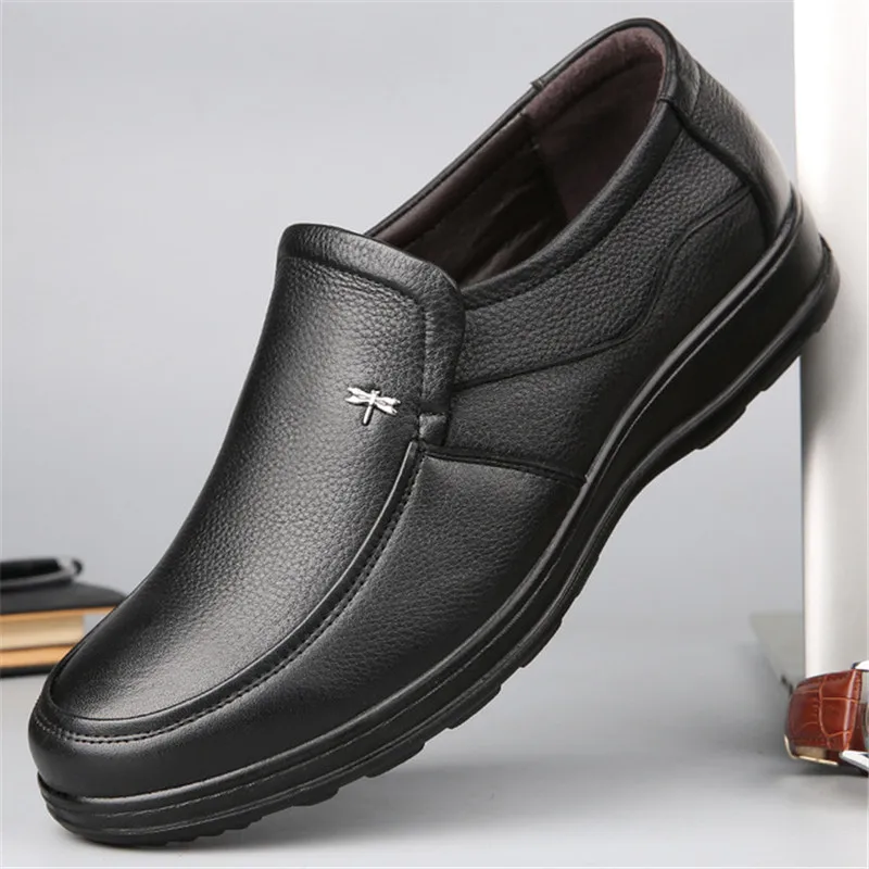 Итальянская официальная обувь черного цвета Мужские лоферы Свадебные модельные