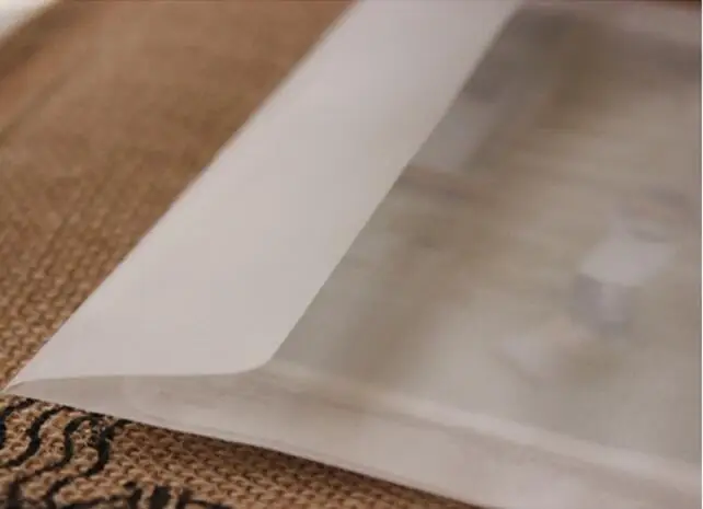 10 шт./лот новые корейские винтажные пустые полупрозрачные бархатные конверты DIY