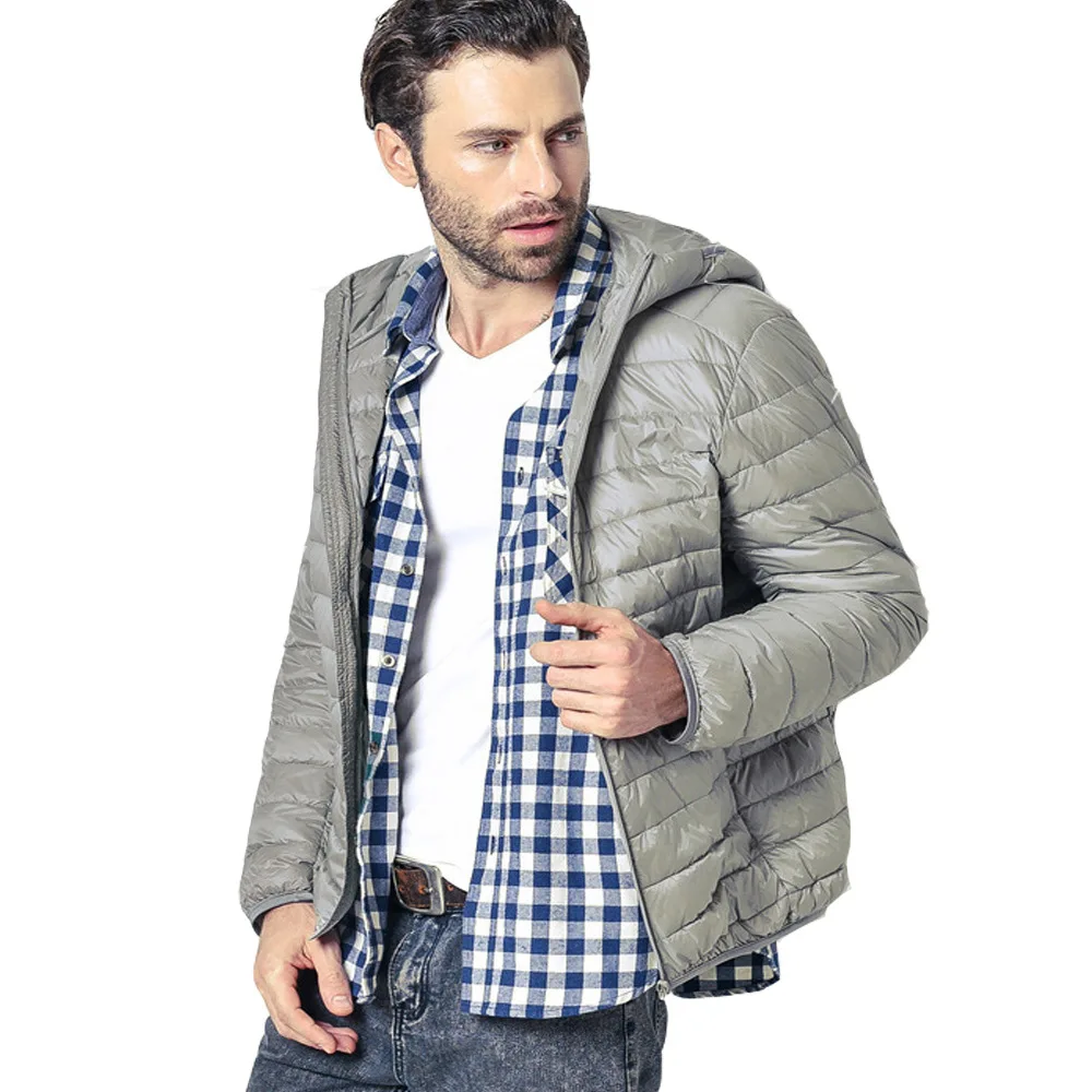 Зимние пальто 2019 мужские свободные пуховые парки большого размера повседневные
