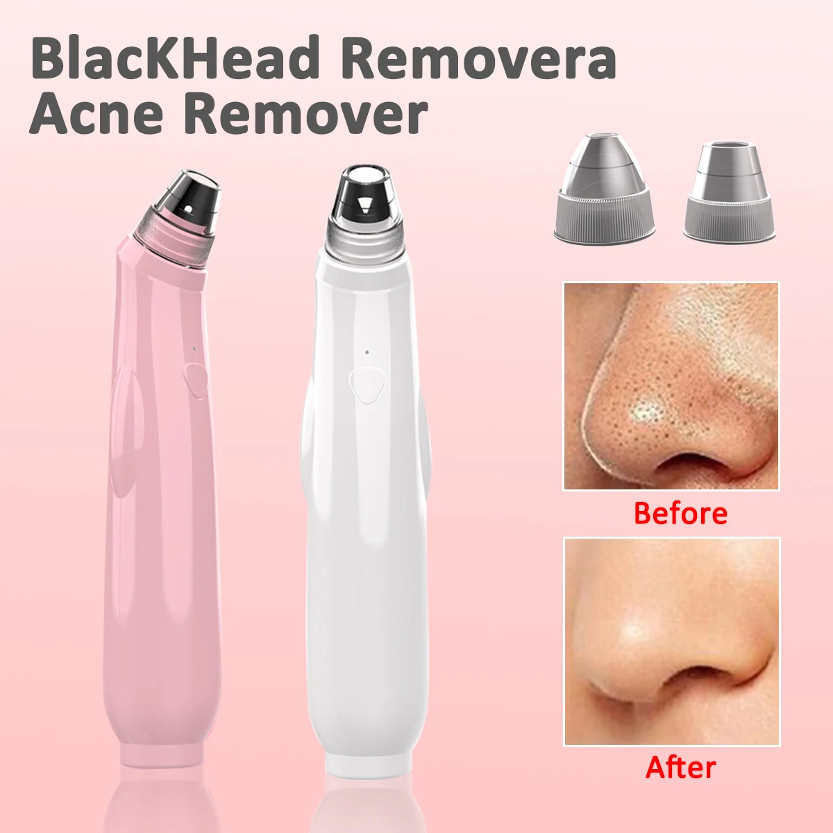 Wireless Blackhead Vacuum Acne Cleaner Dot Pimple Pore Remover Electric Care with Charging Cleaner Pore Skin Care Tools