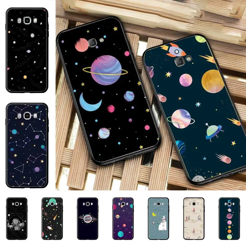 

YNDFCNB Outer space Phone Case for Samsung J 2 3 4 5 6 7 8 prime plus 2018 2017 2016 core
