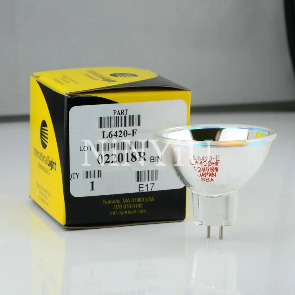 ILT L6420 F 12V75W лампа детектора ABI7300 ABI7500 PCR флуоресцентная лампа|Галогенные лампочки| |