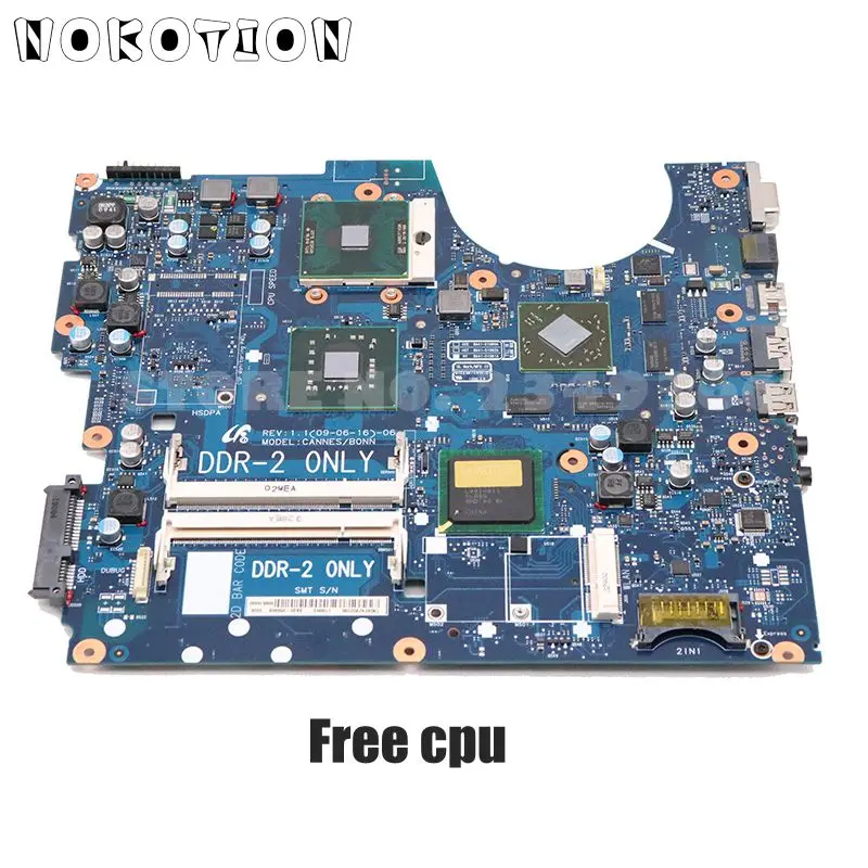 NOKOTION для samsung R620 R720 Материнская плата ноутбука HD4650 DDR2 Бесплатная процессор BA92 05646B