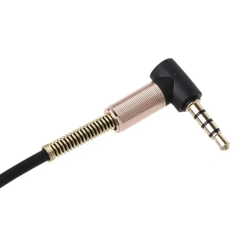 

90 Degree 4 3.5mm Male to Female Stereo Extension Cable Cord for samsung Smartphone Tablet Laptop 3.5mm Earphone
